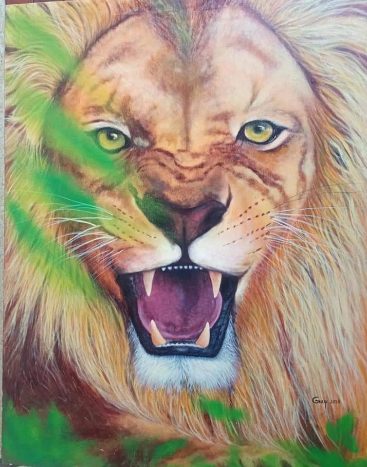Instintos, oleo sobre lienzo 90x70com