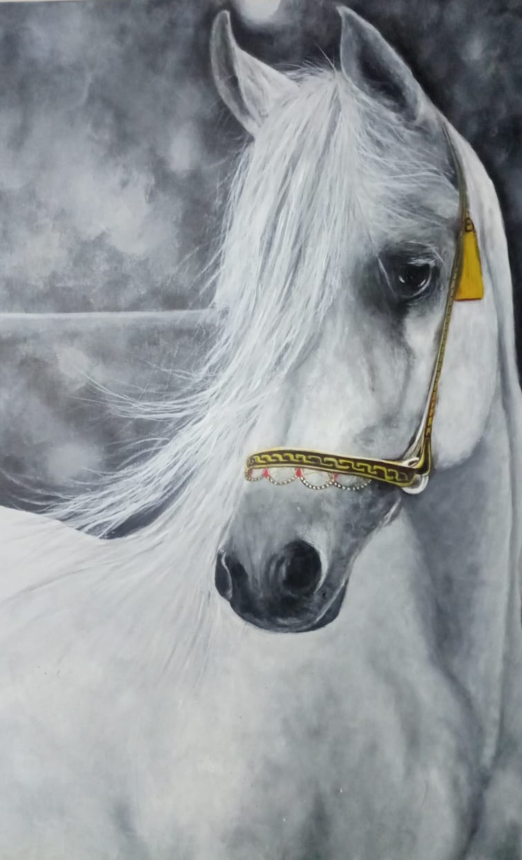 Luna, oleo sobre lienzo, 90x70com